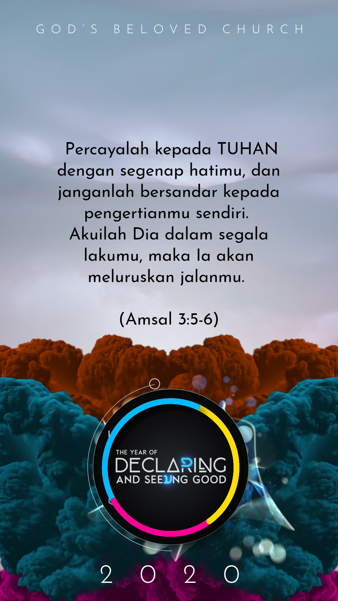 Ayat Renungan Mingguan Amsal 3:5-6 - God's Beloved Church